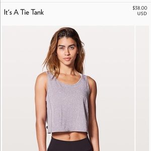 Lululemon its a Tie Tank